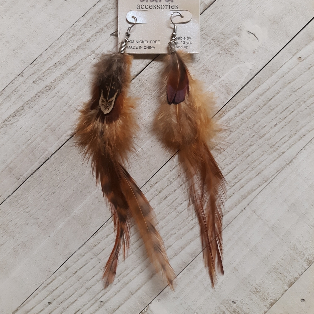 Bohemian Feather Earrings
